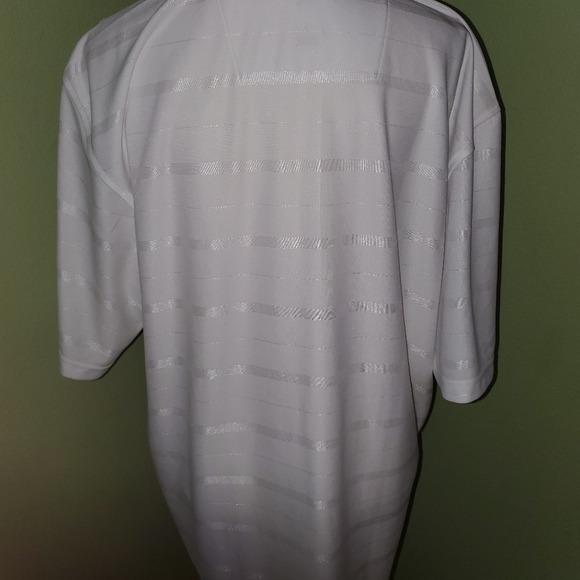 NWT Antigua large men's white golf polo. Ladies Titans Tire Challenge. - Picture 3 of 10